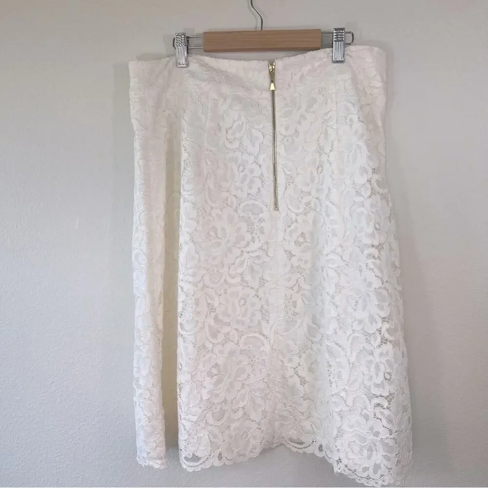 NWT KATE SPADE Blaze A Trail Lace A-Line Skirt